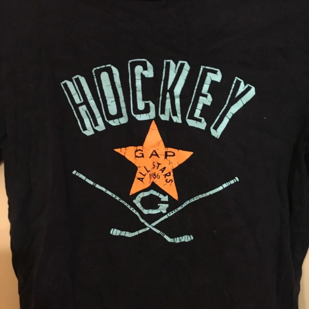 GAP Kids Navy Hockey T-Shirt - Picture 4 of 4